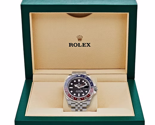 Rolex GMT-Master II 'Pepsi' Stainless Steel Black Dial Jubilee 6