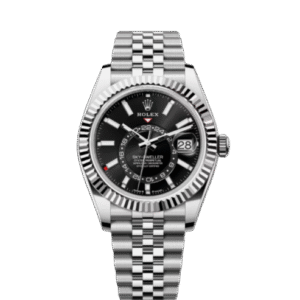 Rolex Sky-Dweller Stainless Steel Black Dial Jubilee