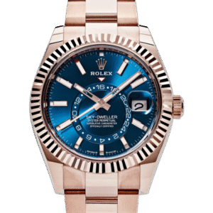 Rolex Sky-Dweller Rose Gold Blue Dial