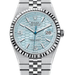 Rolex Land-Dweller  Platinum Ice Blue Dial (2025)